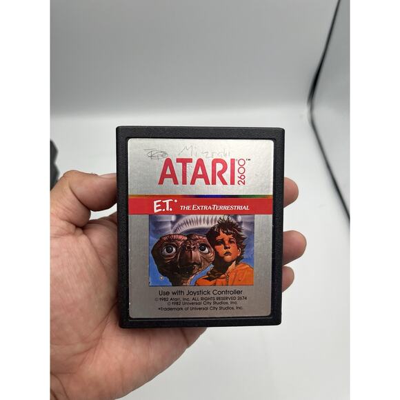 E.T. The Extra-Terrestrial (Atari 2600) Game Cartridge Tested Great Condition - Picture 1 of 5